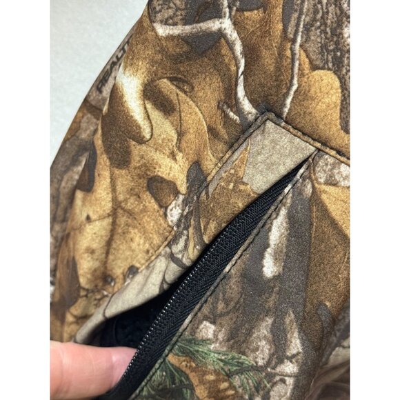 Berne Outdoor Realtree Camo Hooded Jacket XL Youth Fleece Lined - Picture 6 of 15